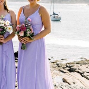Azazie Thana Lilac bridesmaids dress size A14